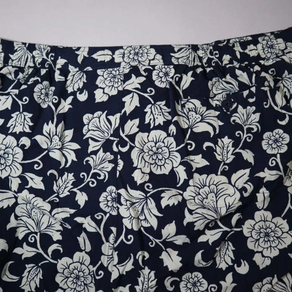 NWT New Big Mens 1XB Caribbean Roundtree & Yorke Swim Board Shorts Navy MSRP $55 - Picture 4 of 5